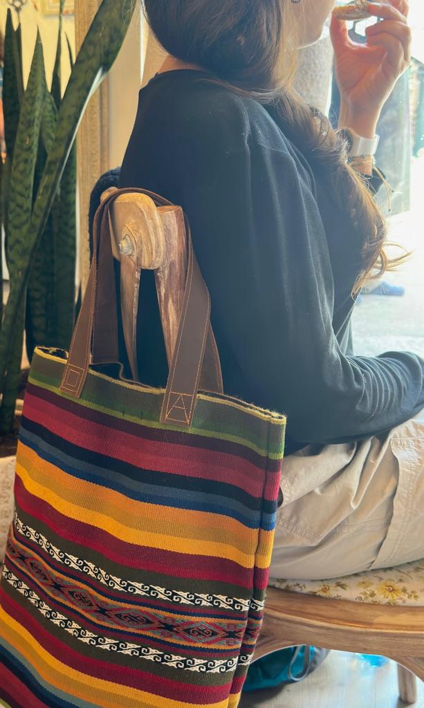 AtyQ'all VyctoriaQ' Ñan Tote Bag- Camino (Quechua)