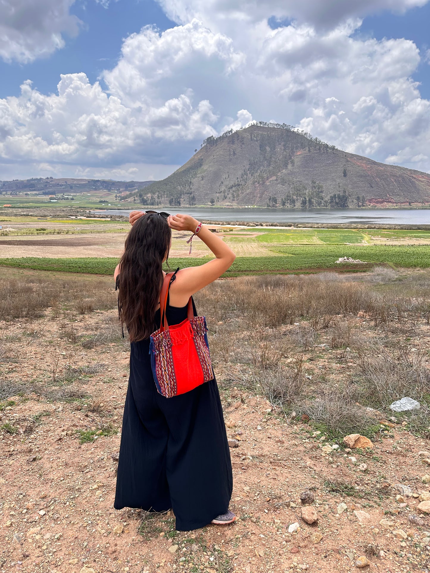 AtyQ’all CerafynaQ' Puka Tote Bag - Rojo (Quechua)