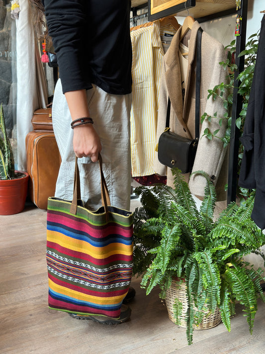 AtyQ'all VyctoriaQ' Ñan Tote Bag- Camino (Quechua)
