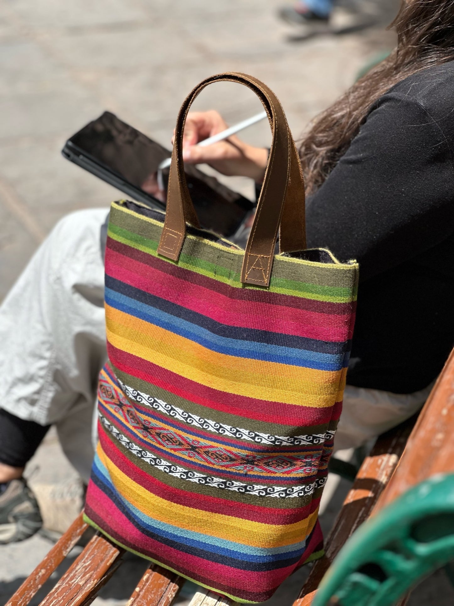 AtyQ'all VyctoriaQ' Ñan Tote Bag- Camino (Quechua)