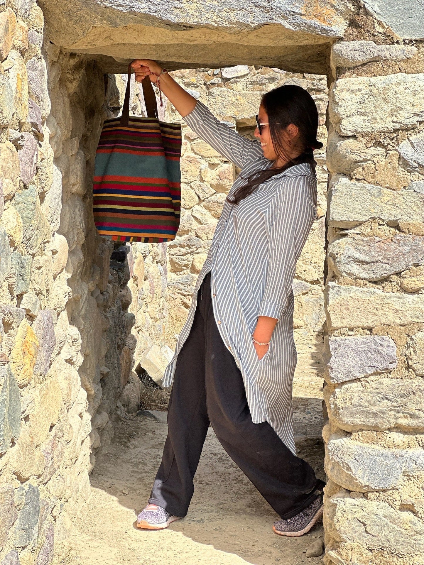 AtyQ'all VyctoriaQ' Pata Pata Tote Bag - Andenería (Quechua)