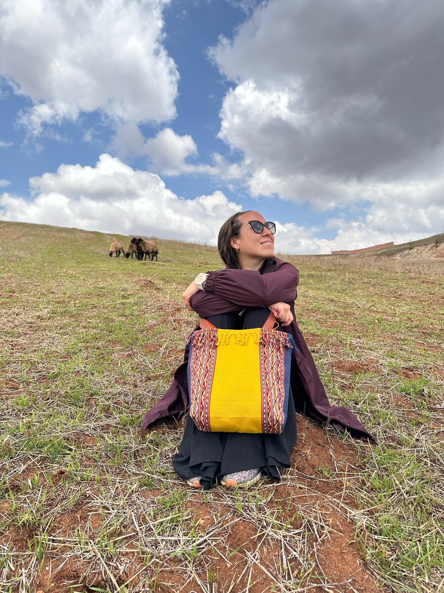 AtyQ’all CerafynaQ' Qillu Tote Bag - Amarillo (Quechua)