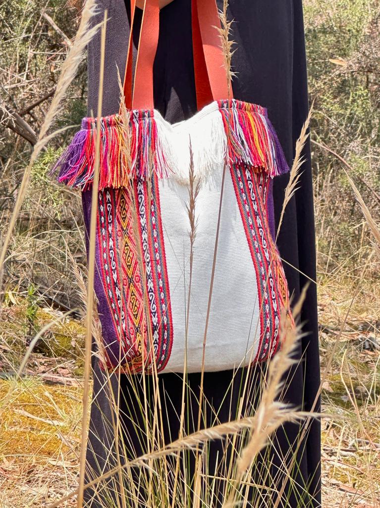 AtyQ'all Tote bag CerafynaQ' Kulli - Morado (Quechua)