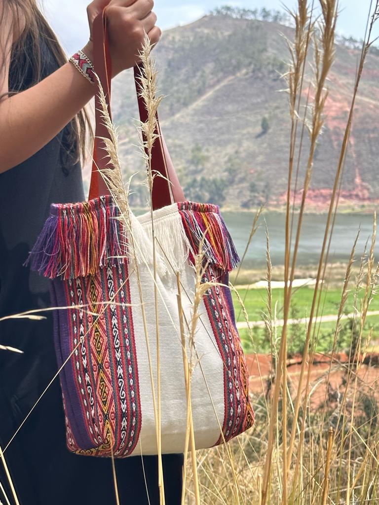 AtyQ'all Tote bag CerafynaQ' Kulli - Morado (Quechua)