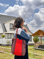 AtyQ'all Tote bag CerafynaQ' Qillu - Amarillo (Quechua)