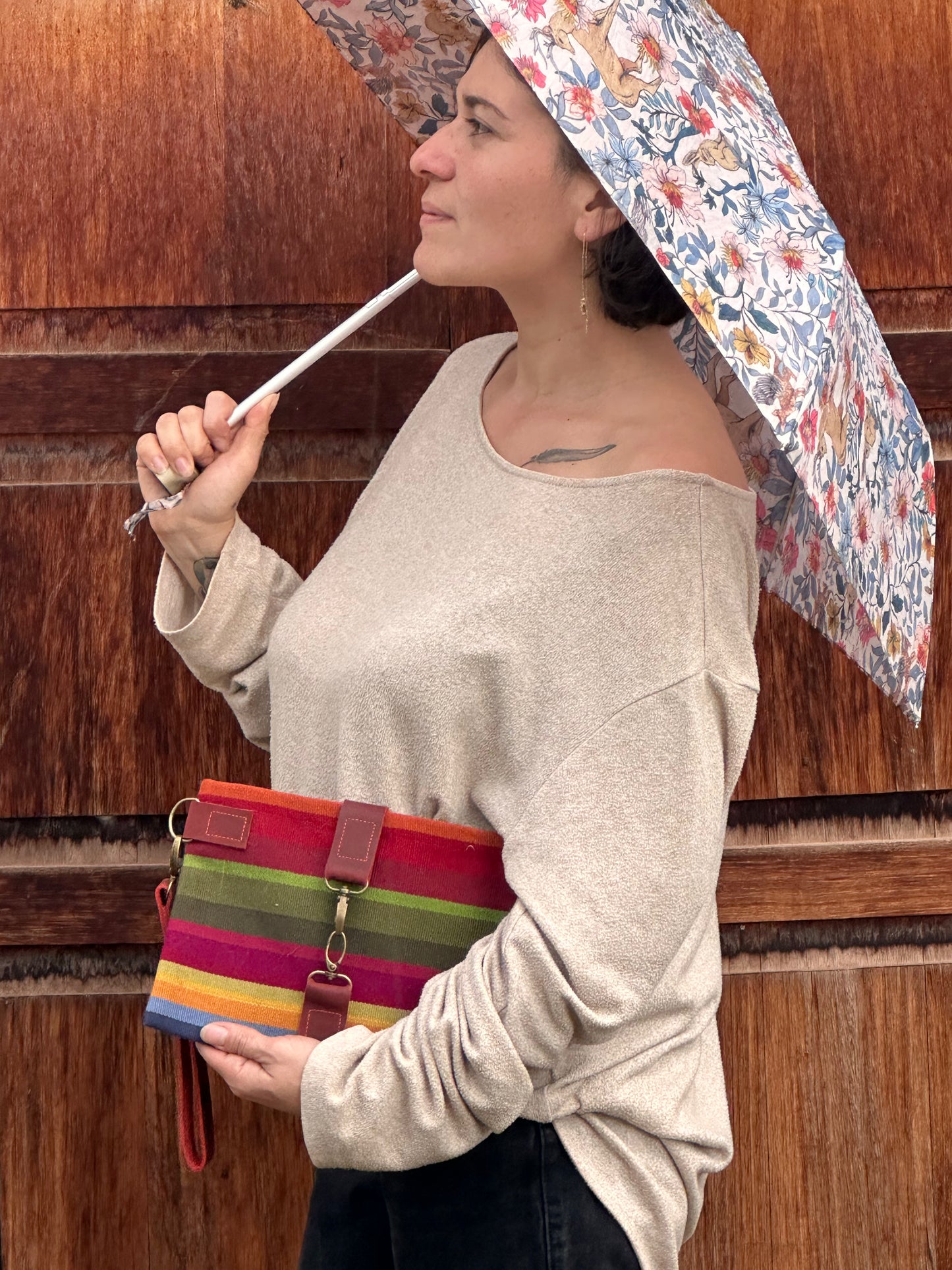 AtyQ'all Essential Andean Envelope Clutch