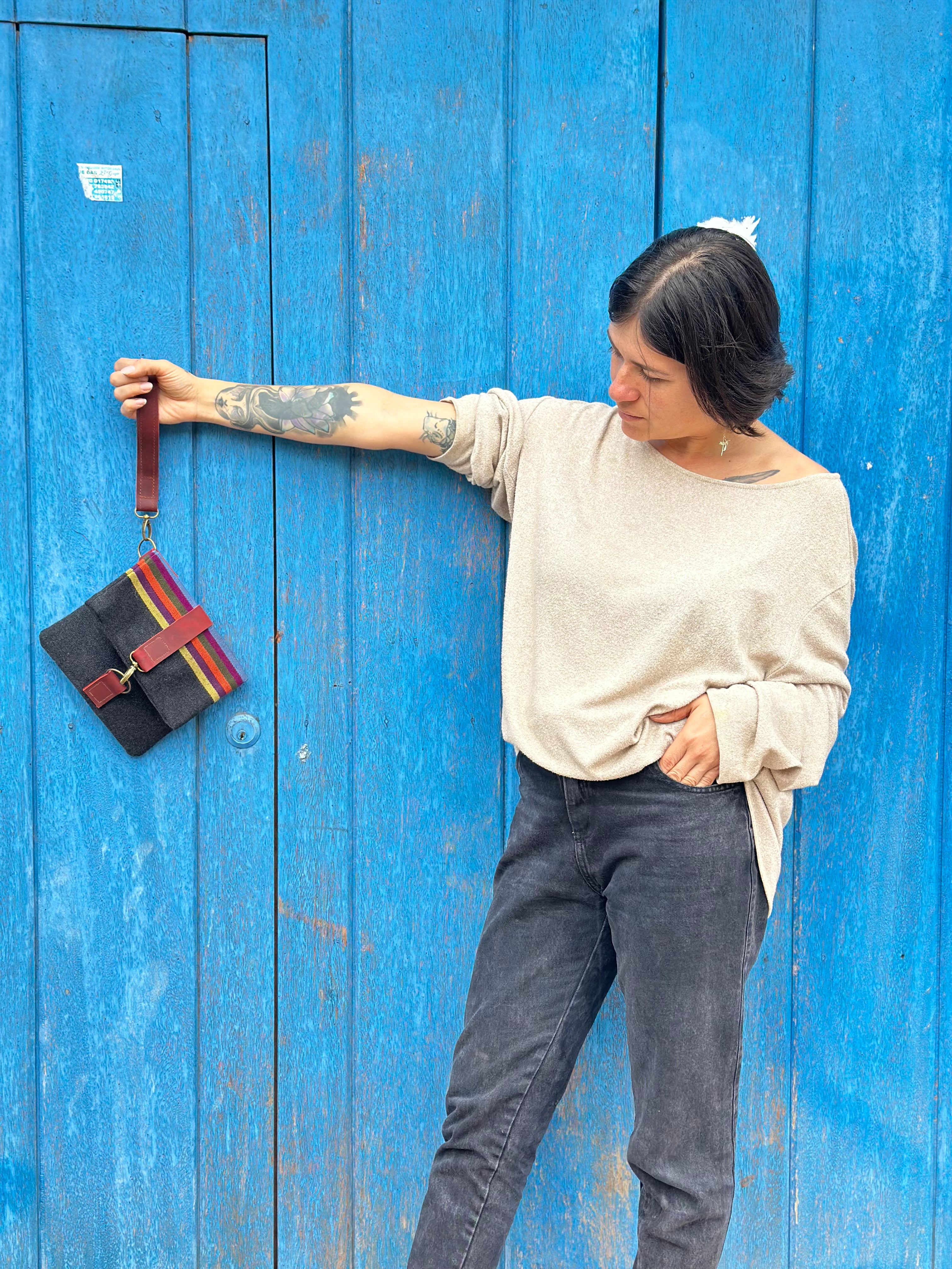 AtyQ'all Essential Andean Envelope Clutch