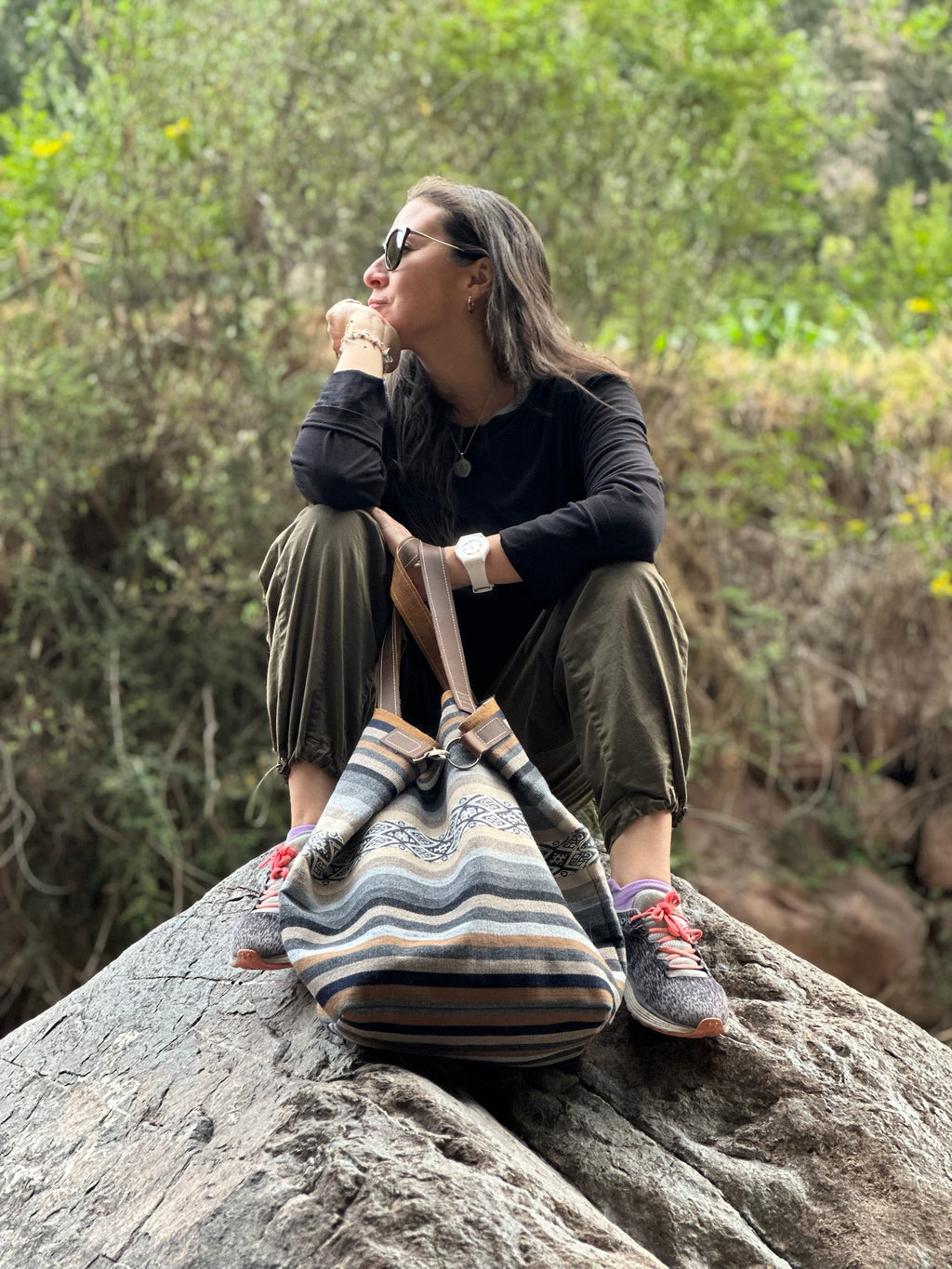 AtyQ'all VyctoriaQ' Oqe Tote Bag - Color Plomo (Quechua)