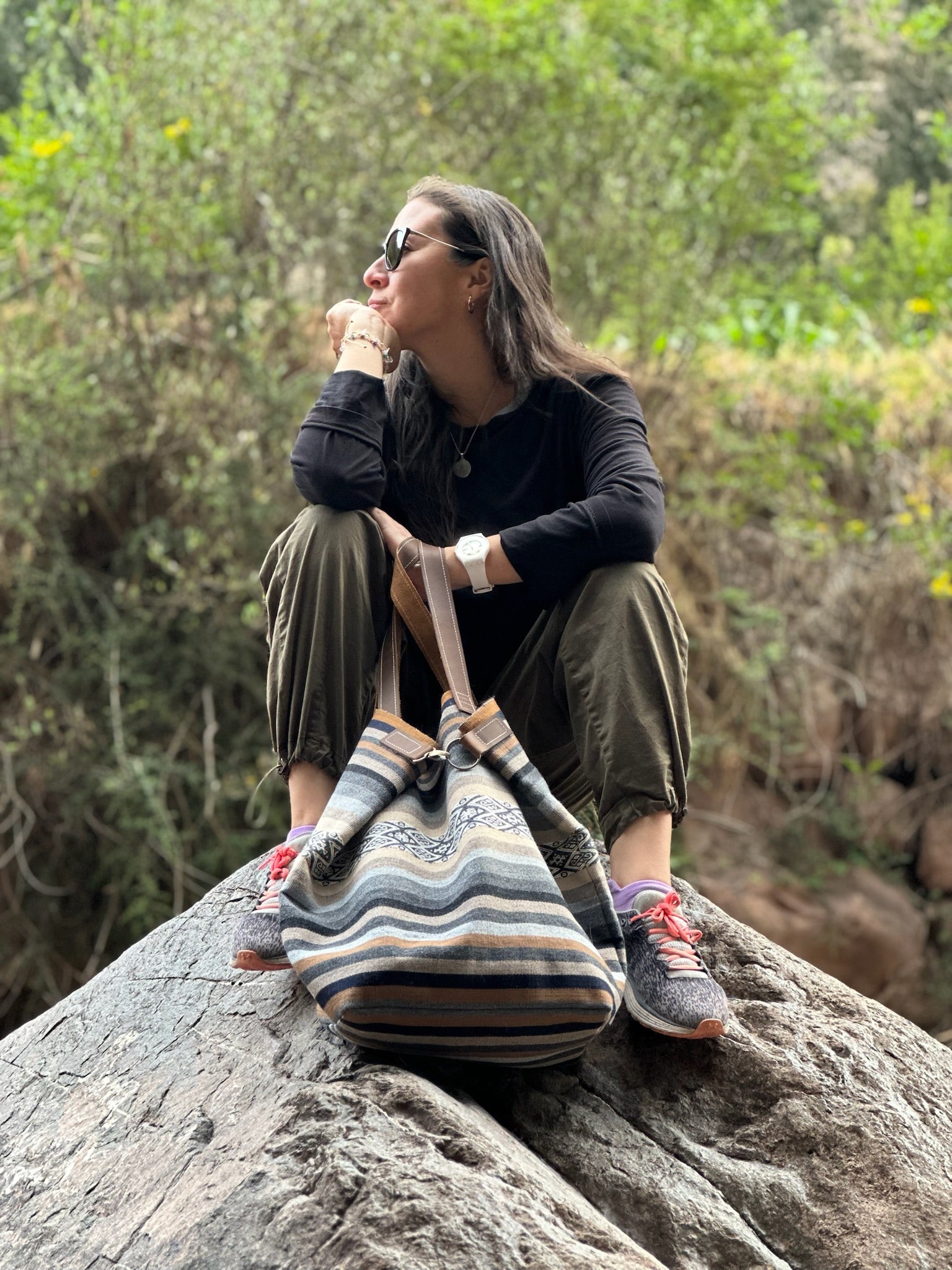 AtyQ'all VyctoriaQ' Oqe Tote Bag - Color Plomo (Quechua)