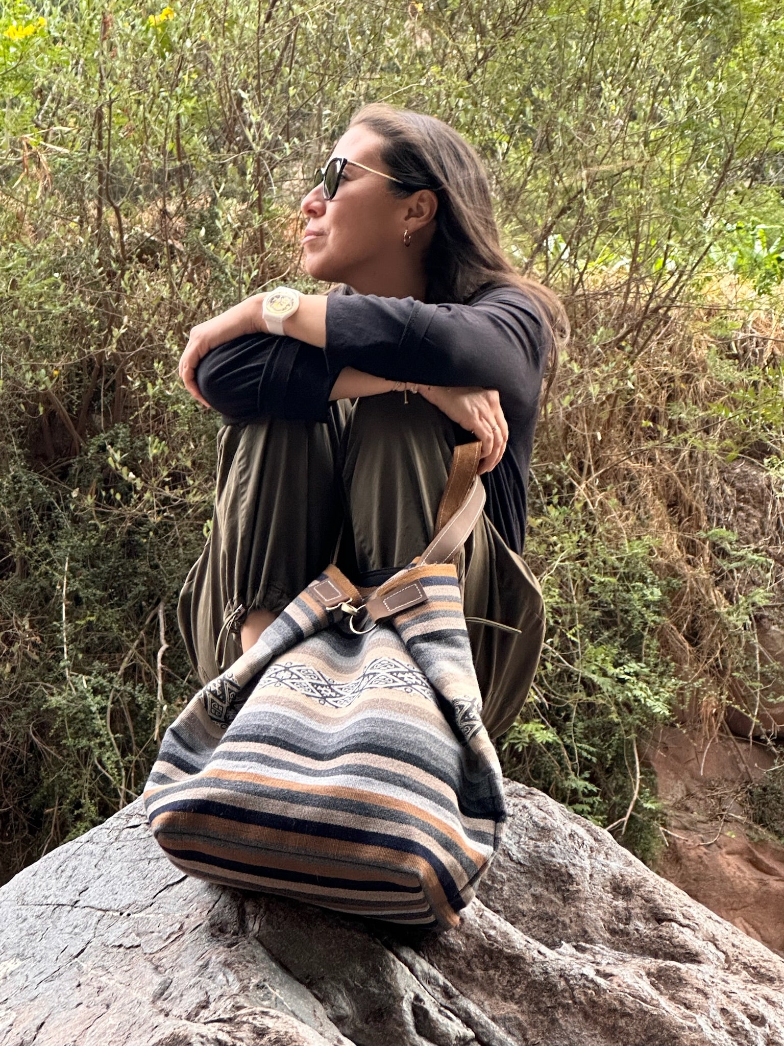 AtyQ'all VyctoriaQ' Oqe Tote Bag - Color Plomo (Quechua)