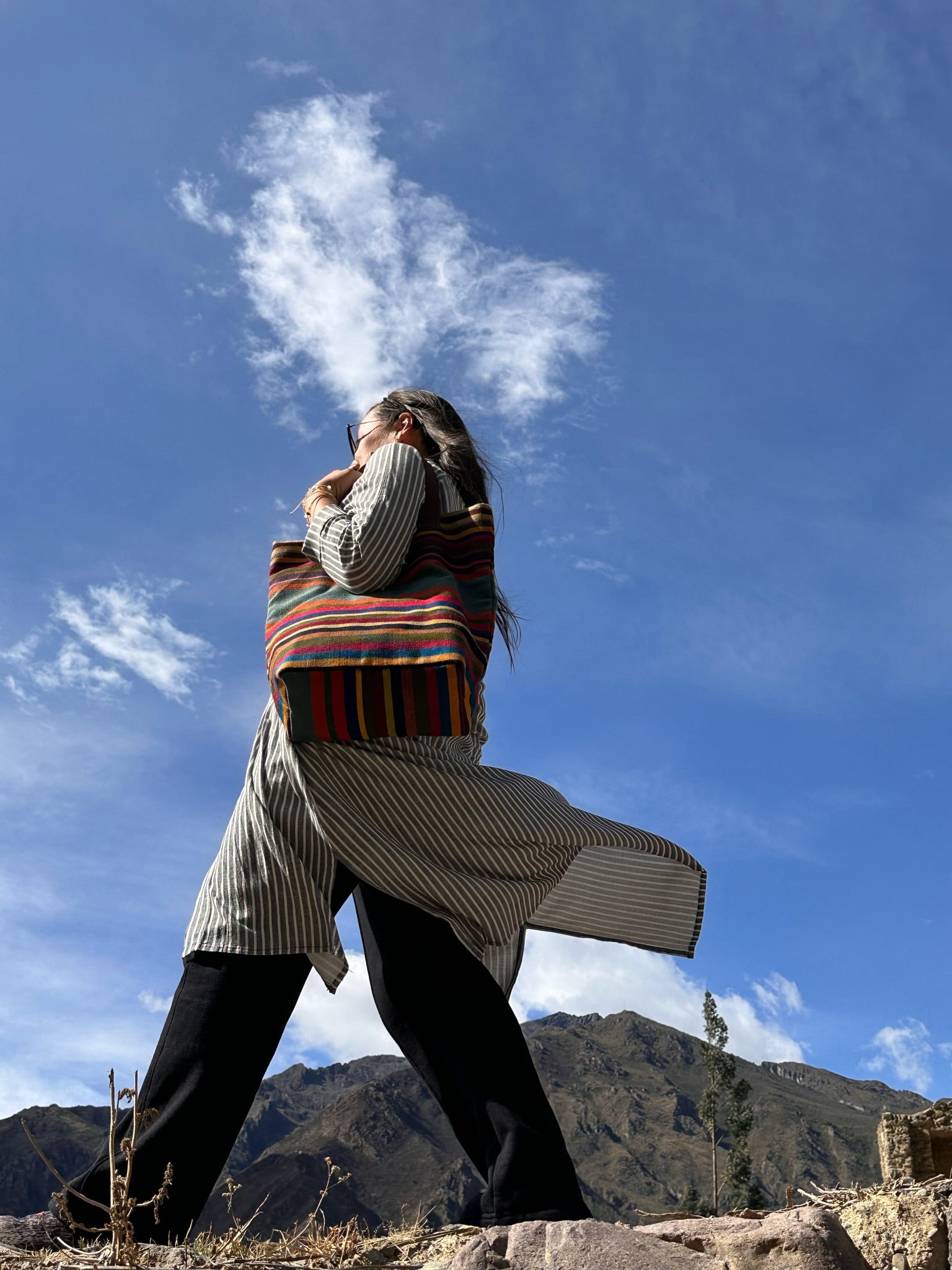 AtyQ'all VyctoriaQ' Pata Pata Tote Bag - Andenería (Quechua)