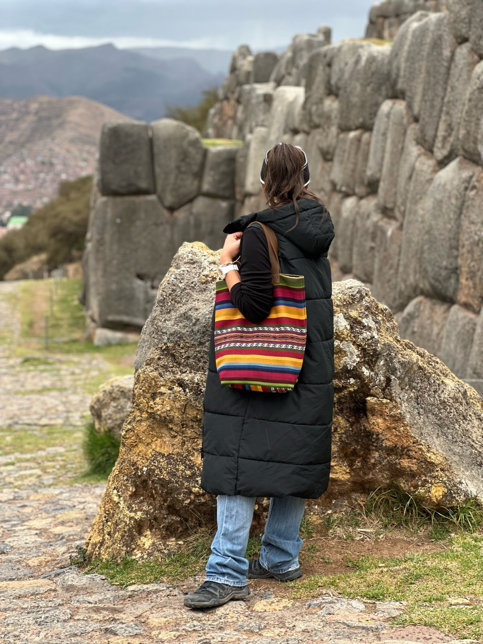 AtyQ'all VyctoriaQ' Ñan Tote Bag- Camino (Quechua)