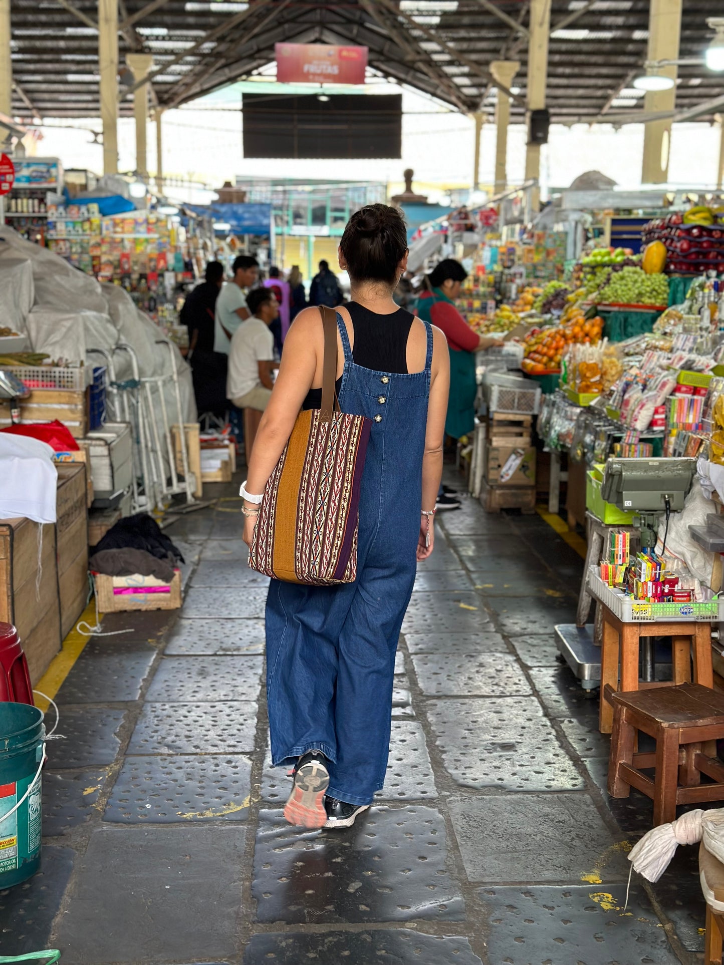 AtyQ’all Tote bag VyctoriaQ' T’inkiy - Enlazar (Quechua)