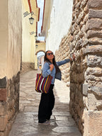 AtyQ'all VyctoriaQ' Qocha Bolso Tote - laguna (Quechua)