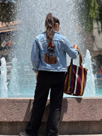 AtyQ'all VyctoriaQ' Qocha Bolso Tote - laguna (Quechua)