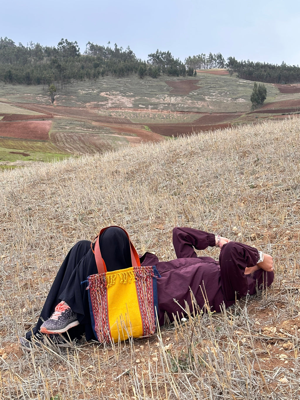 AtyQ'all CerafynaQ' Qillu Tote Bag - Amarillo (Quechua)