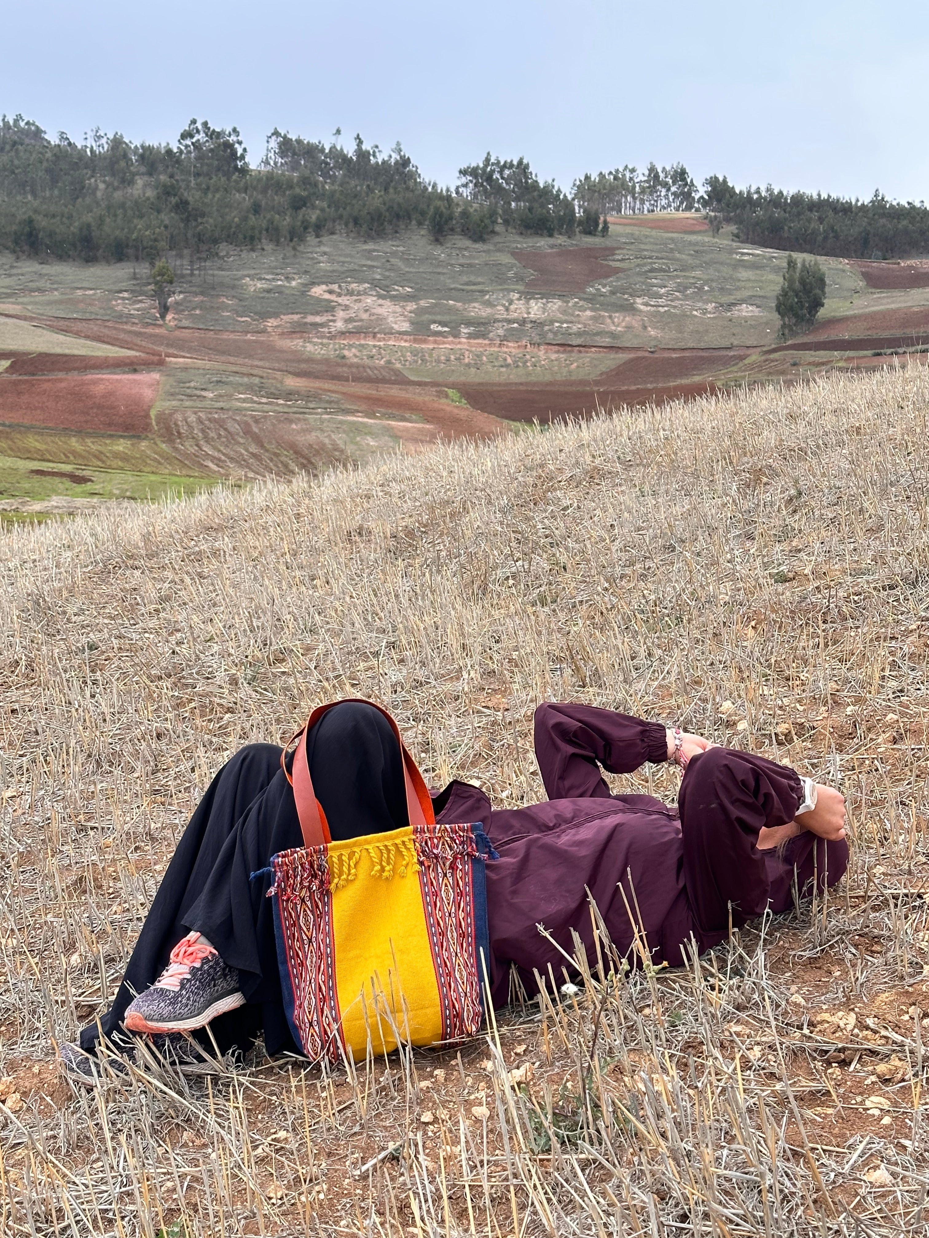 AtyQ’all CerafynaQ' Qillu Tote Bag - Amarillo (Quechua)